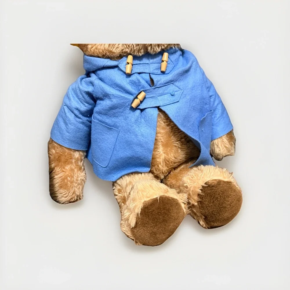 Paddington Bear Plush Blue Coat London Yellow Hat Collectible 26 Inch (approx)